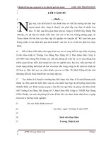 Hoàn thiện và nâng cao công tác kế toán Kế toán bàn giao công trình và xác định kết quả kinh doanh tại Công ty TNHH Xây Dựng Phú Thuận.doc