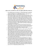 HẠCH TOÁN TÀI KHOẢN NÀY CẦN TÔN TRỌNG MỘT SỐ QUY ĐỊNH SAU 