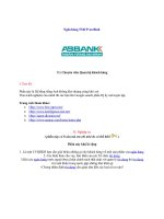 Đề thi quan hệ khách hàng An Bình