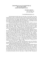 ảnh hưởng của sự lưu hành tiền tệ đến sự phát triển kinh tế đô thị phú xuân