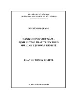 Hàng không Việt Nam - định hướng phát triển theo mô hinh tập đoàn kinh tế.pdf