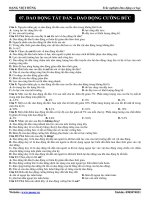 Dao động tắt dần dao động cưỡng bức