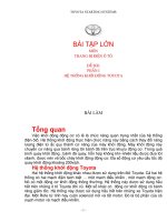 Hệ Thống Khởi Động Toyota
