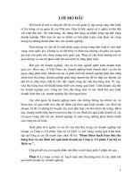 Hoàn thiện hạch toán tiêu thụ hàng hoá và xác định kết quả kinh doanh tại Công ty Cổ phần Vận tải và Dịch vụ.DOC