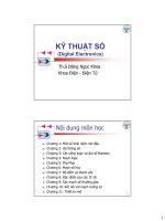Giáo Trình Kỹ thuật số - Chương 1