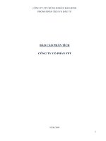 phân tích dánh giá tình hình hoạt động công ty fpt