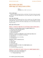 Giáo án kỹ thuật đo lường - Đề cương ôn tập