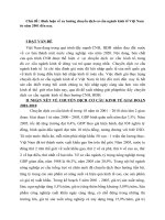 Bình luận về xu hướng chuyển dịch cơ cấu ngành kinh tế Việt Nam từ năm 2001 đến nay.doc