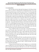 Một số giải pháp Marketing-mix nhằm phát triển thị trường khách du lịch Trung Quốc tại công ty TNHH một thành viên du lịch dịch vụ Công Đoàn Hải Phòng