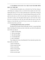 Tiểu luận môn SNA hệ thống tài khoản quốc gia - quy mô và tốc độ tăng trưởng Kinh tế Việt Nam giai đoạn 2001 -2005.doc