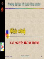 Trang bị điện trên MCC - Phần II