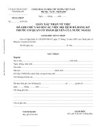 Giấy xác nhận về việc đã ghi chú vào sổ các việc hộ tịch đã đăng ký trước cơ quan có thẩm quyền của nước ngoài- mẫu sử dụng tại Sở Tư pháp