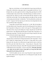 Giải pháp Marketing - mix nhằm thu hút khách du lịch Trung Quốc tại Trung tâm Điều hành Hướng dẫn Du lịch Đường sắt Hà Nội.DOC