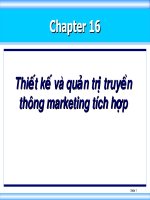 Bài giảng quan tri marketing 16