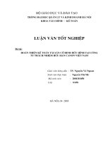 Hoàn thiện kế toán tài sản cố định hữu hình tại công ty trách nhiệm hữu hạn canon việt nam.doc