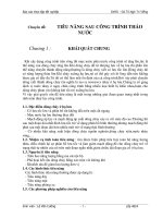 Tiêu năng sau công trình tháo nước và phương pháp tính toán