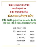  Lợi ích tác hại cách sử dụng của vitamin c