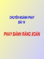 Thực hành phay - Bài 14