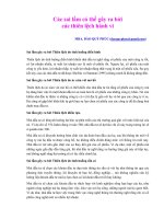 tâm lý hành vi và các sai lầm của NDT vietnam