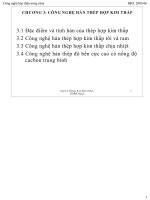 Bài giảng Công nghệ hàn điện nóng chảy - P3