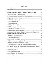 thực trạng hạch toán kế toán tại Công ty TNHH Sản xuất và Thương Mại Hưng Phát.DOC