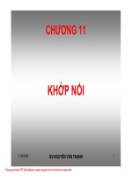 Chi tiết máy - Chương 11