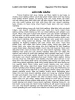 Hoàn thiện tổ chức chi phí doanh thu, xác định và phân tích kết quả hoạt động sản xuất kinh doanh tại công ty cao su đà nẵng.doc