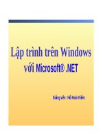 Lập trình trên Window cơ bản phần 1