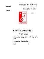 Báo cáo Thực tập : Tìm hiểu và Sửa chữa Tivi