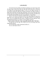 Một số vấn đề về lãii suất và thực trạng điều hành lãi suất ở Việt Nam