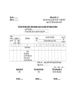 Sổ chi phí sản xuất, kinh doanh, dịch vụ (hoặc xây dựng cơ bản). 