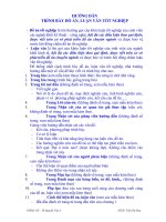 Hướng dẫn trình bày đồ án, luận văn tốt nghiệp