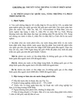 [ lịch sử học thuyết kinh tế] Các lý thuyết tăng trưởng và phát triển kinh tế