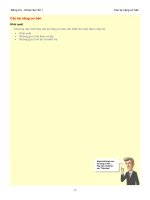 động cở các kỹ năng cơ bản