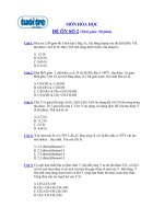 Trắc nghiệm hóa 7