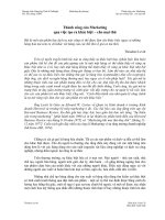 Thành công của Marketing qua việc tạo ra khác biệt − cho mọi thứ