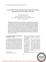 Tự do kinh tế và quá trình phát triển nền kinh tế thị trường định hướng xã hội chủ nghĩa ở Việt Nam