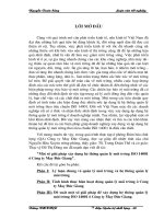 Một số giải pháp xây dựng hệ thống quản lý môi tr­ường ISO 14001 ở Công ty May Đức Giang.DOC