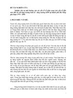 BT kinh tế lượng Nghiên cứu sự ảnh hưởng của các yếu tố về phía cung (các yếu tố đầu vào) đến tốc độ tăng trưởng kinh tế - tăng trưởng GDP tại thành phố Đà Nẵng giai đoạn 1976 - 2006.doc