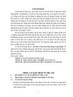 Việc làm ở Việt Nam thực trạng và giải pháp.DOC