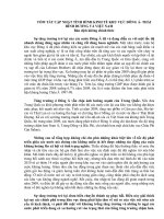 Tóm tắt cập nhật tình hình kinh tế khu vực đông á- thái bình dương và việt nam