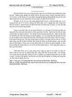 Tổ chức tình hình thực hiện công tác hạch toán kế toán của Xí nghiệp khai thác công trình thuỷ lợi Kinh Môn - Hải Dương.doc