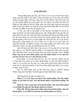 hoàn thiện công tác kế toán thành phẩm, tiêu thụ thành phẩm và xác định kết quả tiêu thụ tại Công ty Cơ Khí Quang Trung.DOC