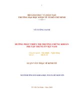 Hướng phát triển thị trường chứng khoán phi tập trung ở Việt Nam