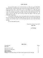 Tổ chức kế toán chi phí sản xuất và tính giá thành sản phẩm tại nhà máy gạch ceramic thanh hoá.DOC