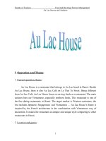 Dự án kinh doanh nhà hàng (Tiếng Anh).doc