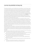 Chon Máy Phát Điện Cho Thang Máy