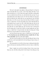 Gia công hàng may mặc xuất khẩu tại Công ty CP May 10. Thực trạng và giải pháp.DOC