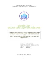  Xây dựng quy phạm sản xuất -