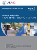Nghiên cứu về cạnh tranh ngành viễn thông Việt Nam